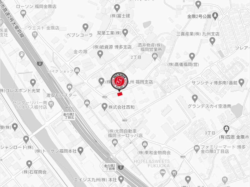 福岡の看板製作 株式会社シュウエイ アクセスマップ